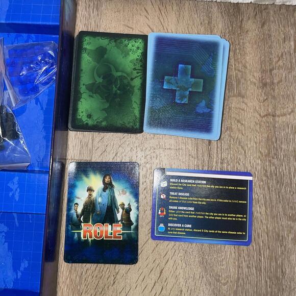 Z-Man Games PANDEMIC Board Game - 2012 COMPLETE Table Top Games With Friends - Picture 6 of 7